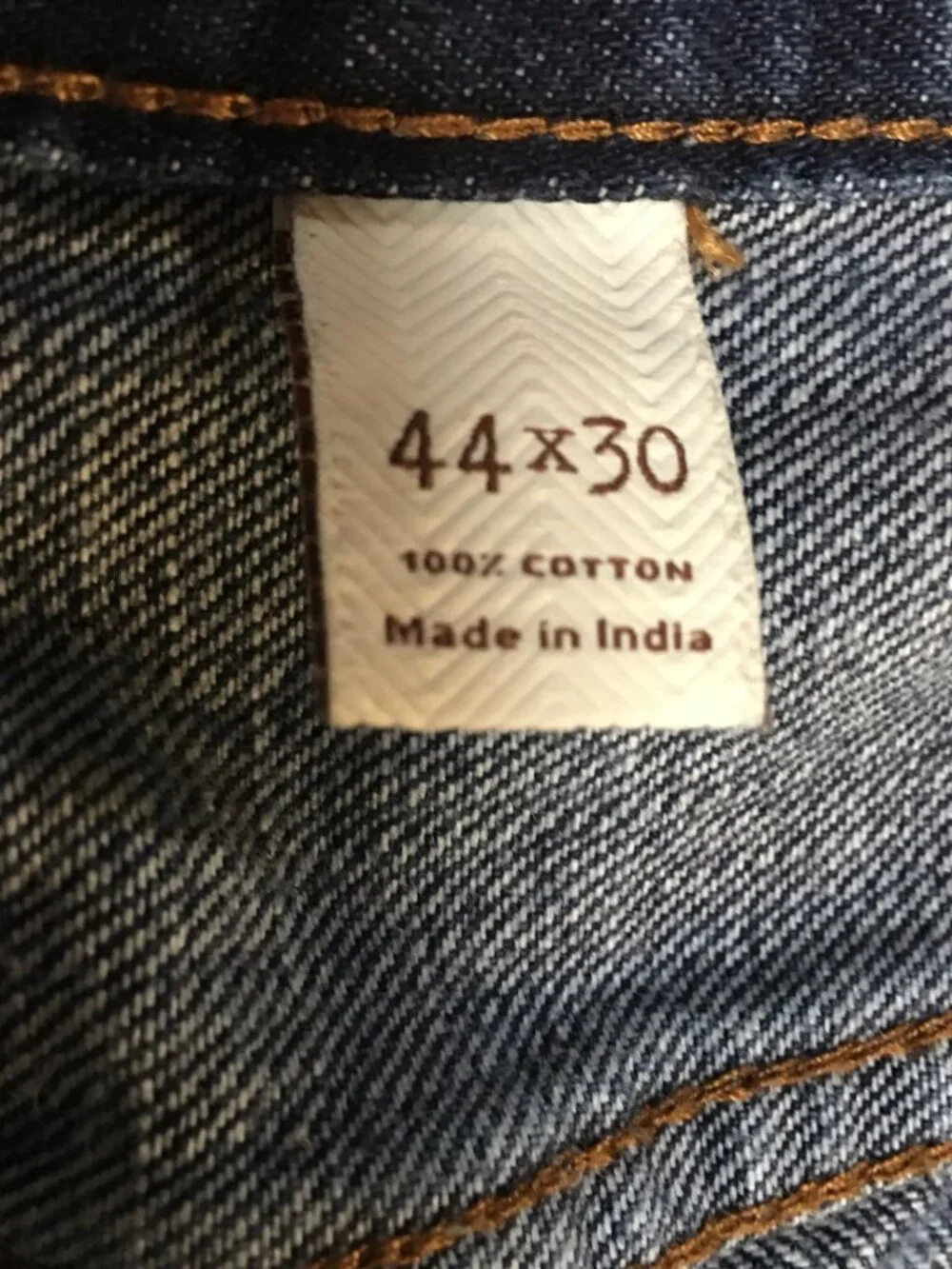 Sonoma Men 44x30 Jeans Blue Dark Wash Denim Straight Fit Relaxed 100% Cotton